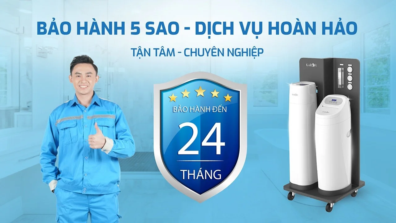 Bảo hành 5 sao 24 ttháng