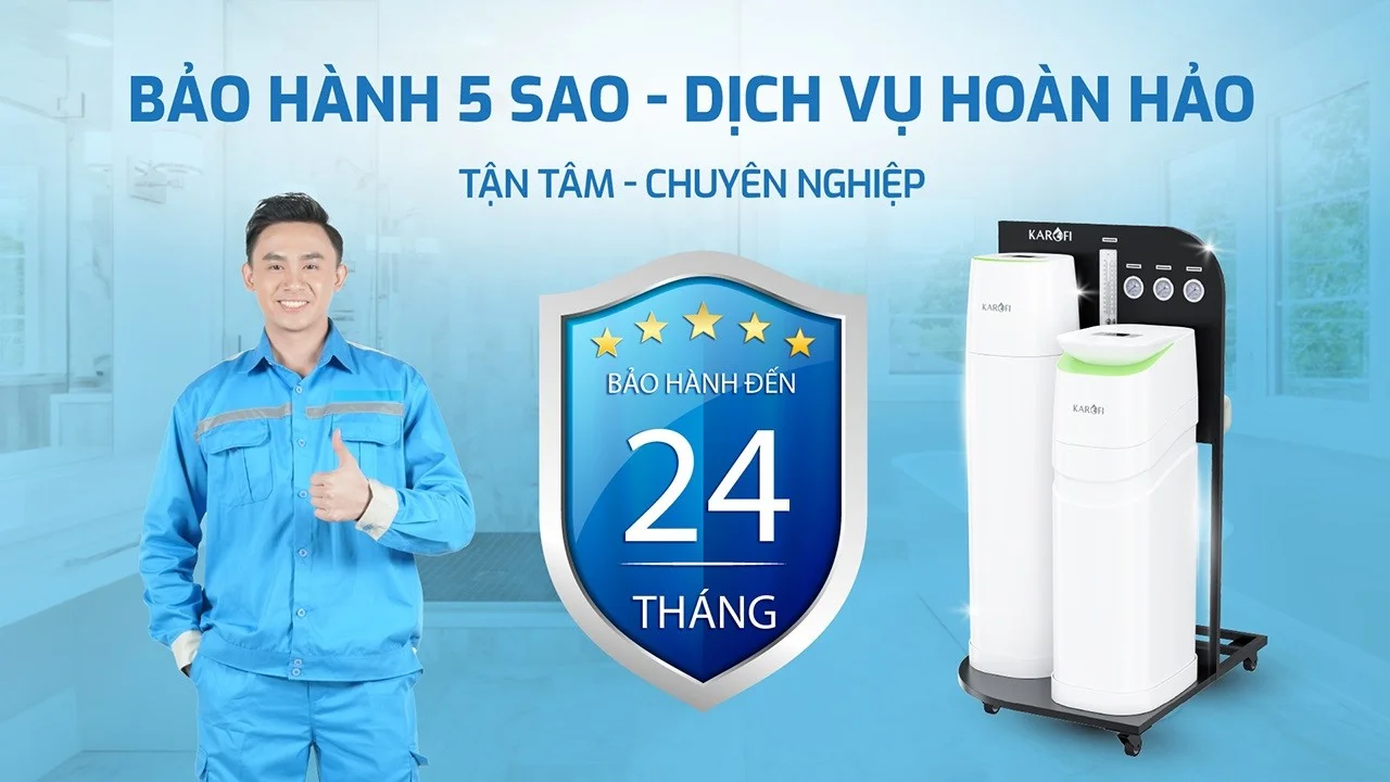 Bảo hành 5 sao 24 tháng