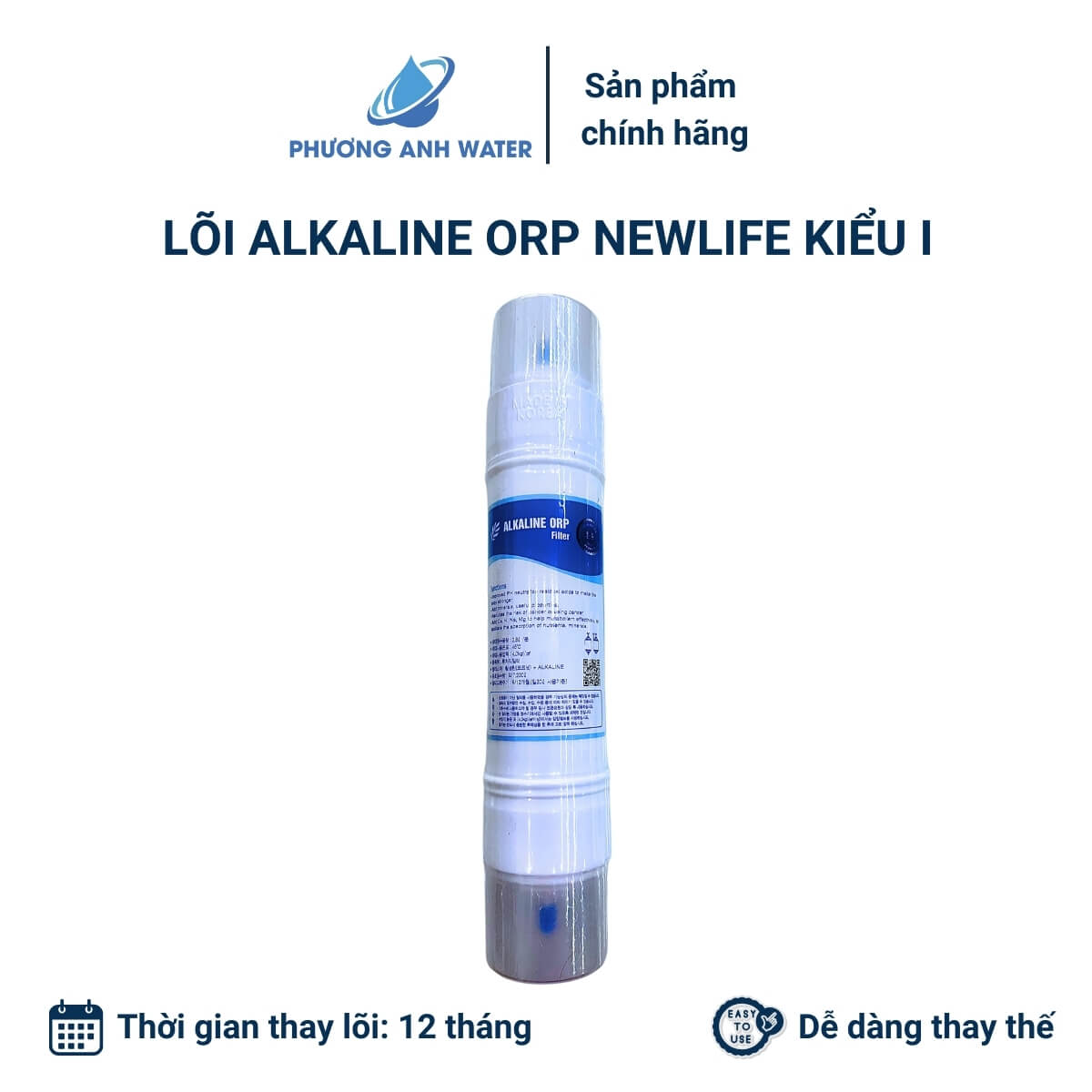 Lõi Alkaline ORP Newlife kiểu I