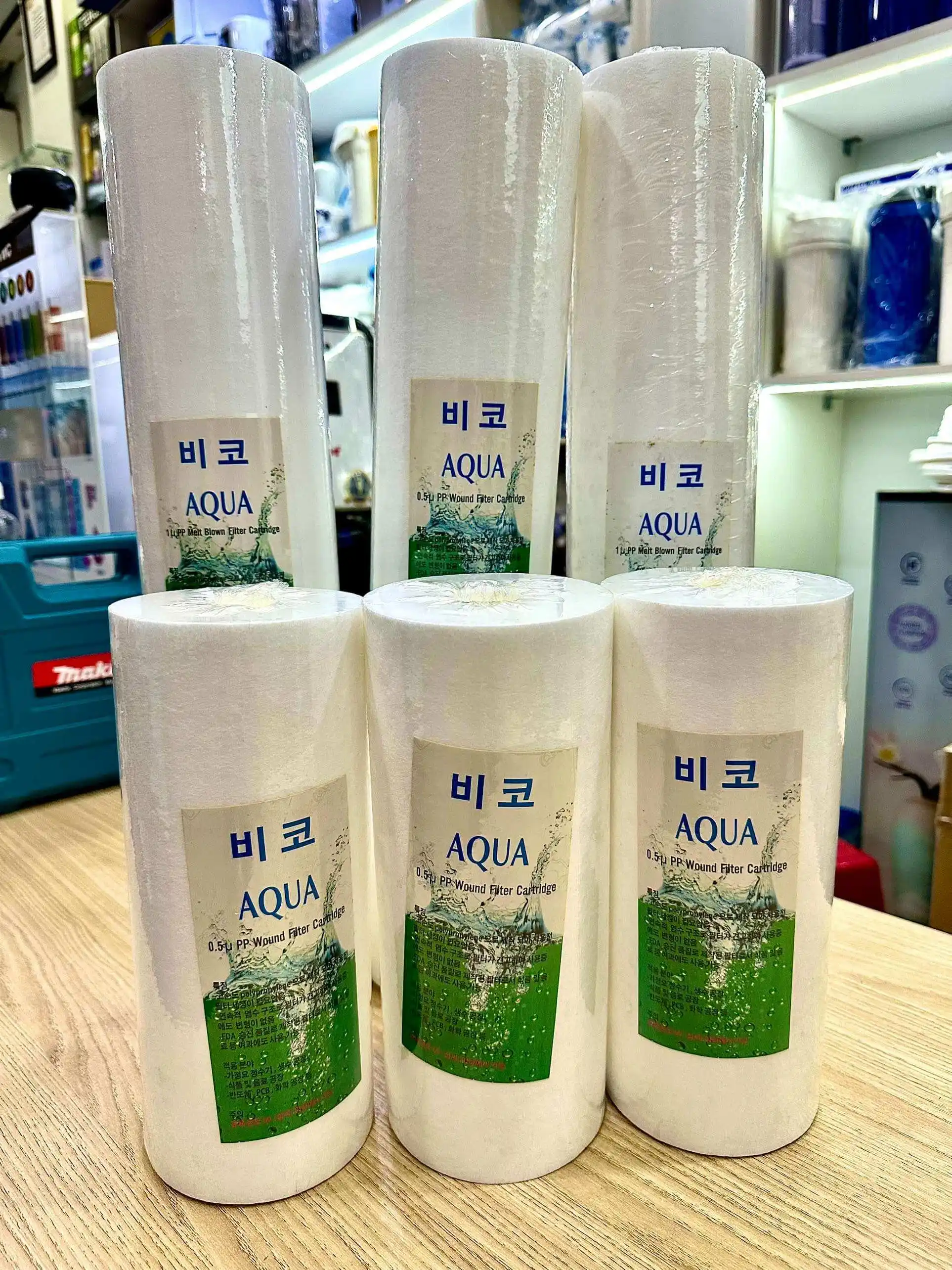 Lõi béo Aqua Hàn Quốc 10 inch và 20 inch 0.5 micron