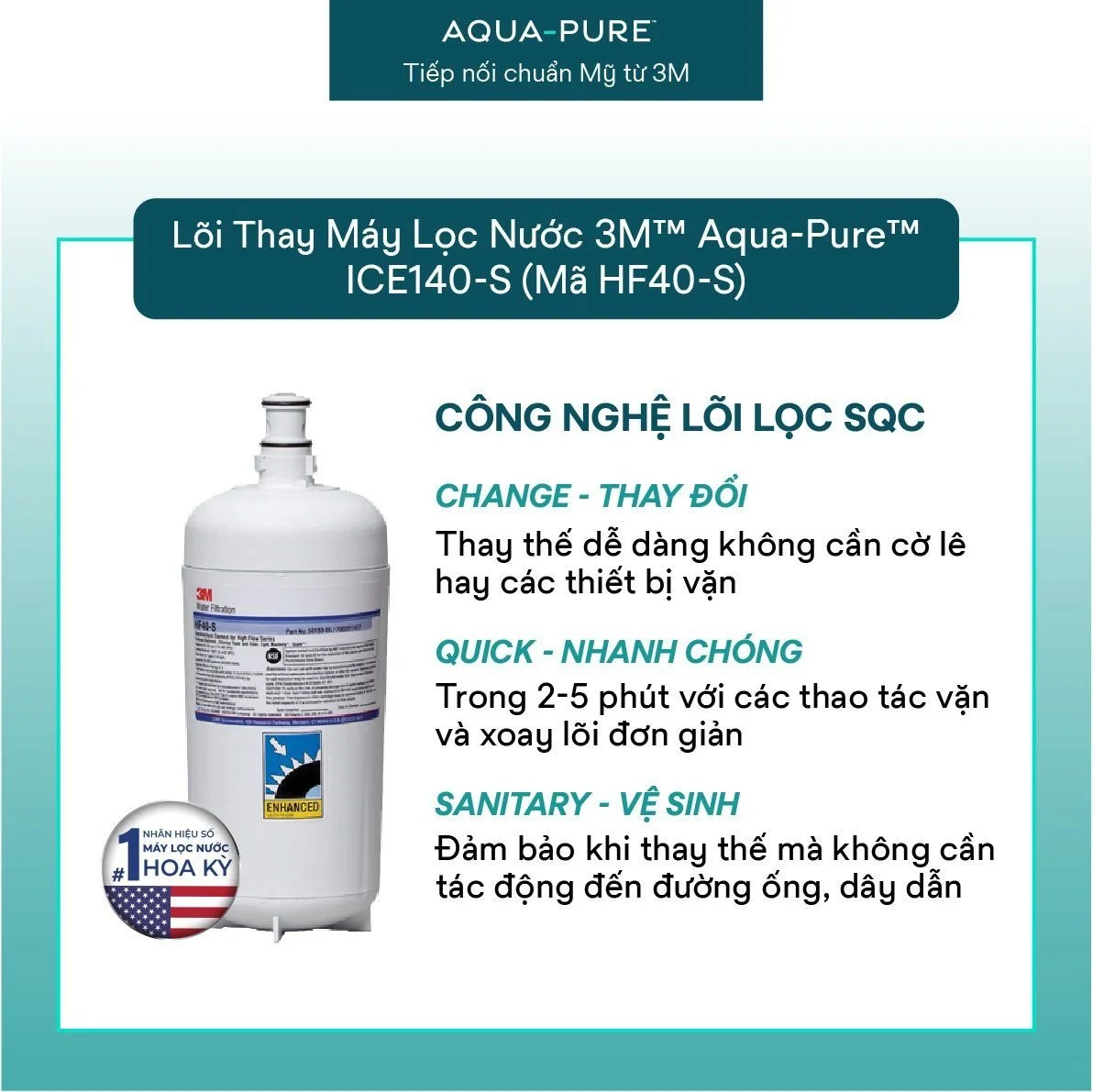 Lõi thay thế Aqua-Pure™ ICE140-S