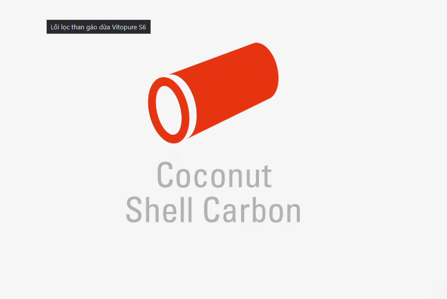 Lõi lọc than hoạt tính gáo dừa