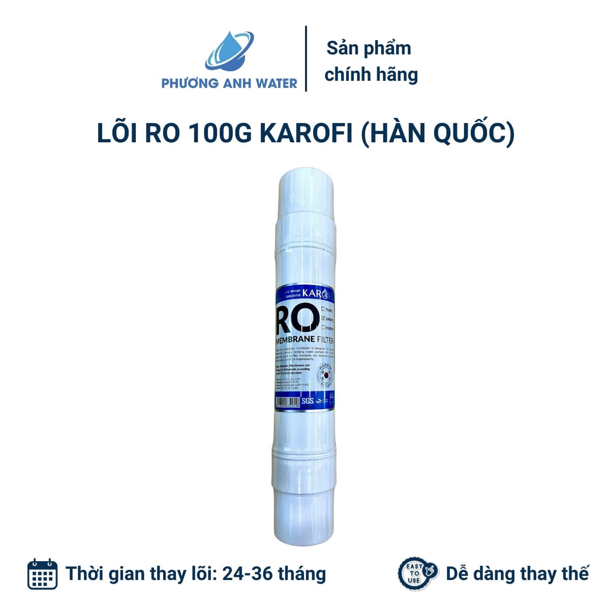 Lõi RO 100G Hàn Quốc