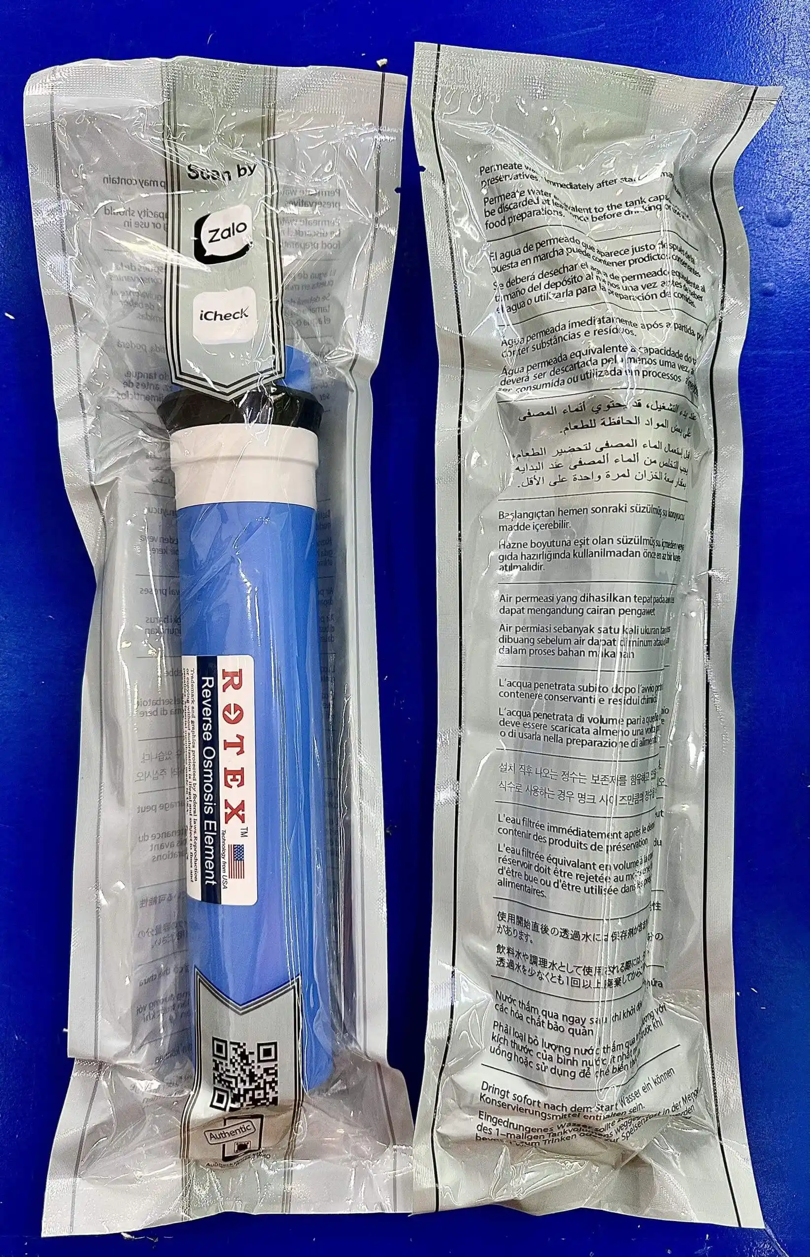 Màng RO chính hãng Rotex 75G 15 vòng