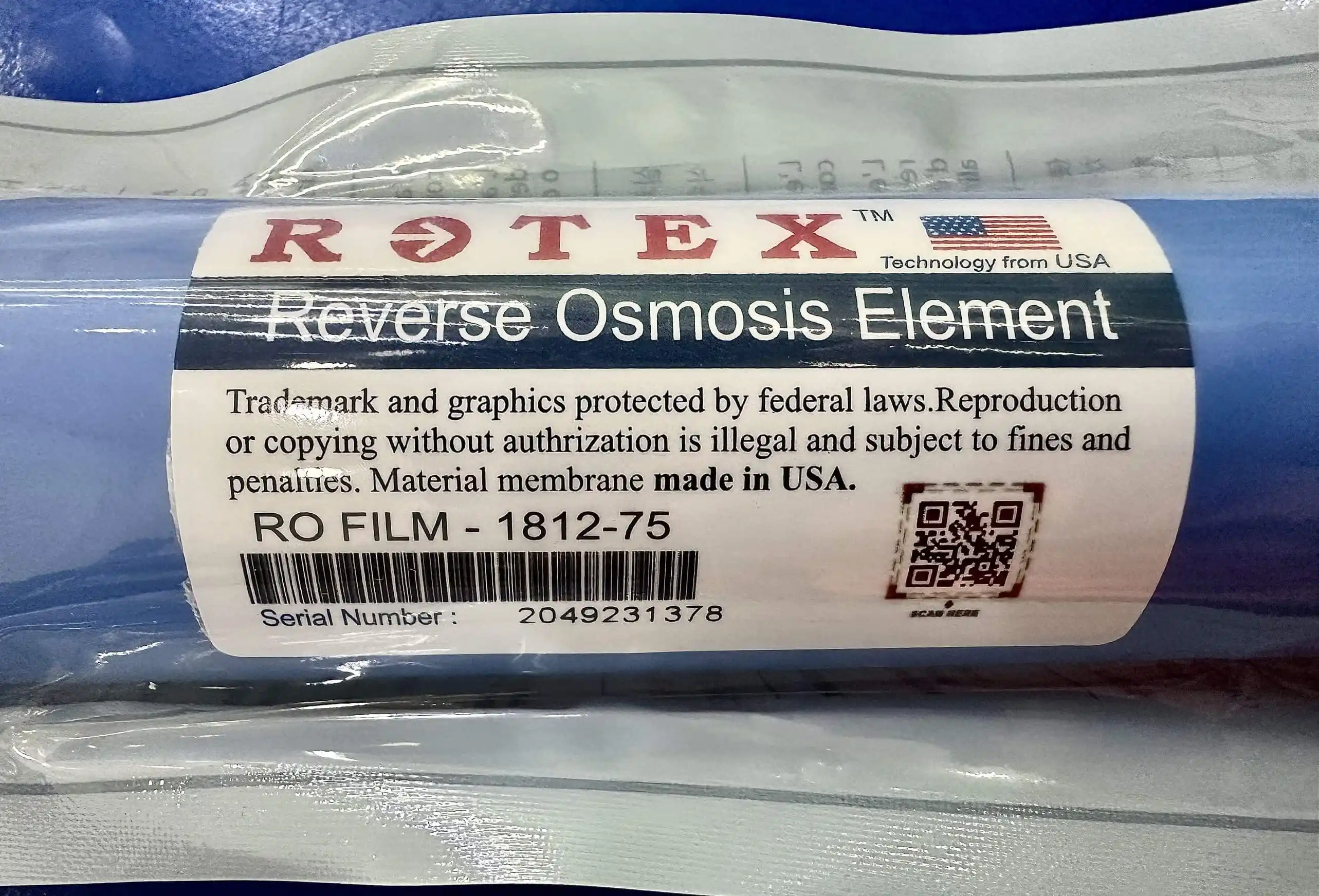 Màng RO chính hãng Rotex 75G 15 vòng