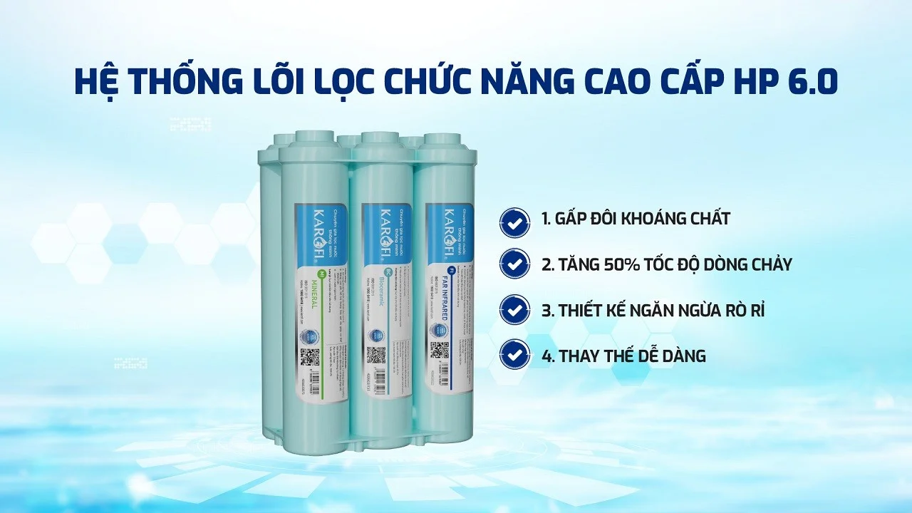 Bộ lõi chức năng HP 6.0 hiệu suất cao