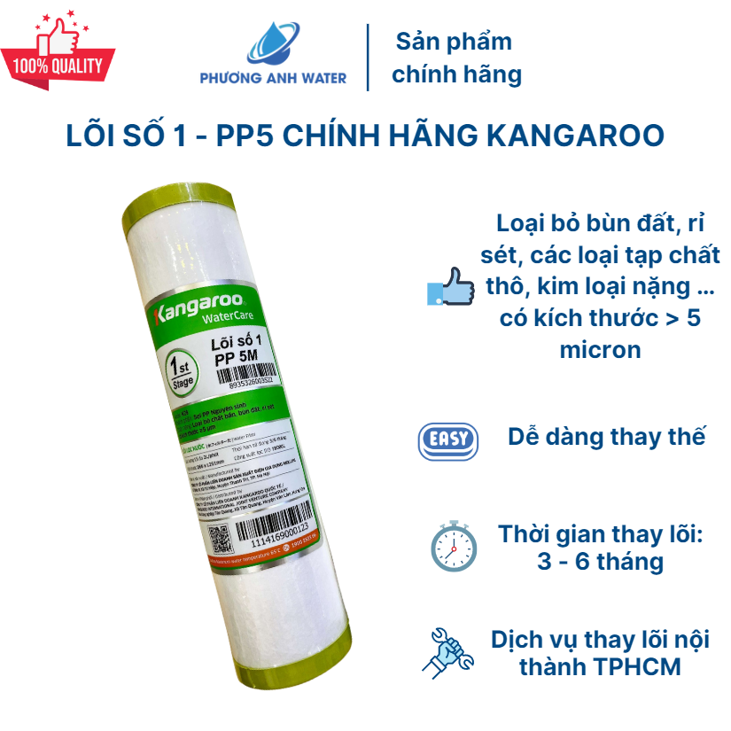 Lõi số 1 - PP5 chính hãng Kangaroo