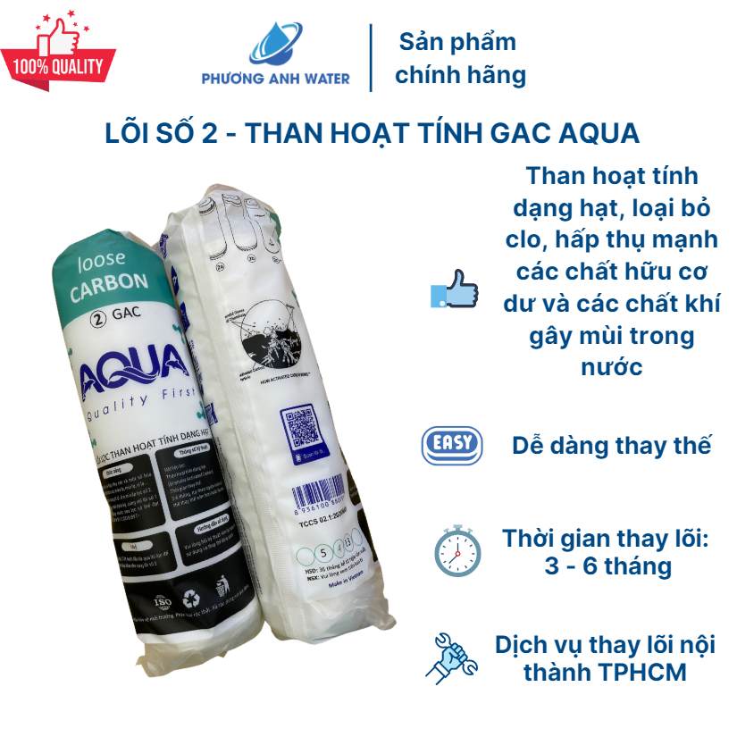 Lõi lọc số 2 - GAC Aqua