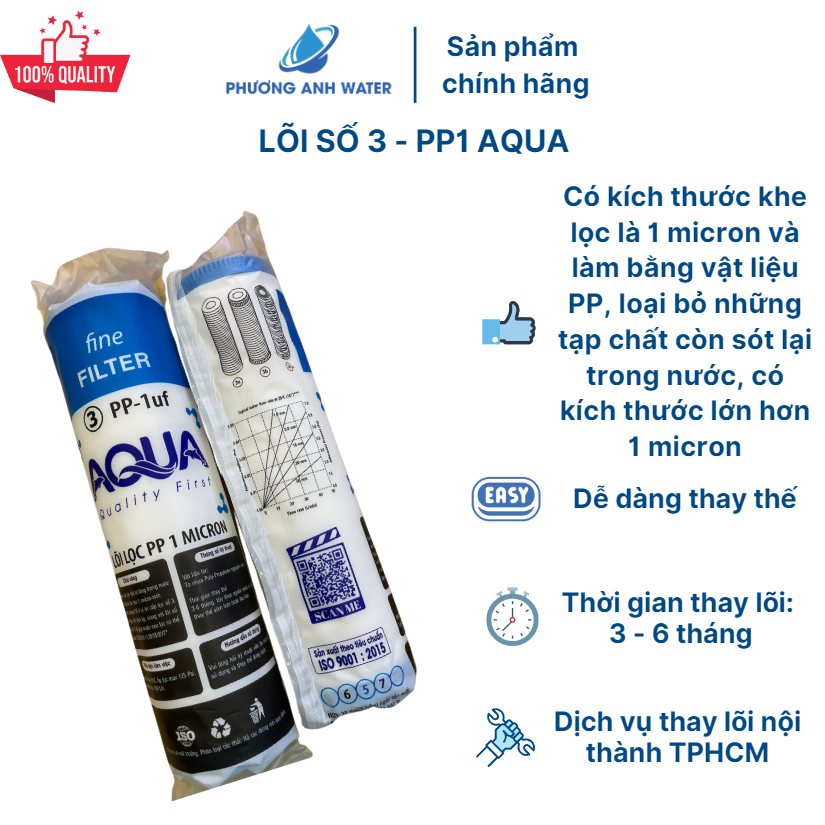 Lõi lọc số 3 - PP1 Aqua