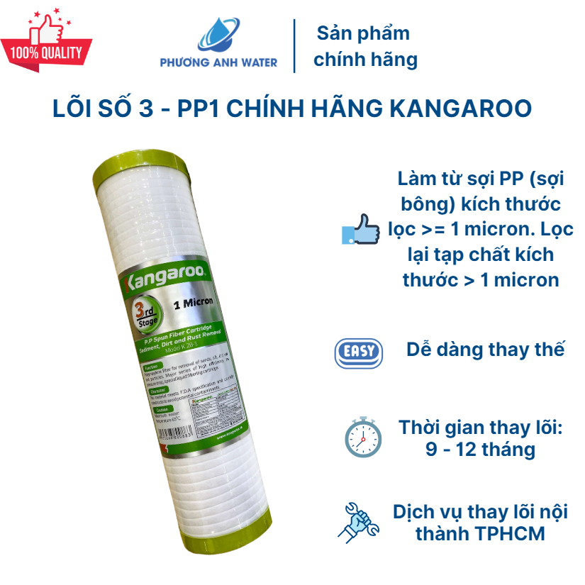 Lõi số 3 - PP1 chính hãng Kangaroo