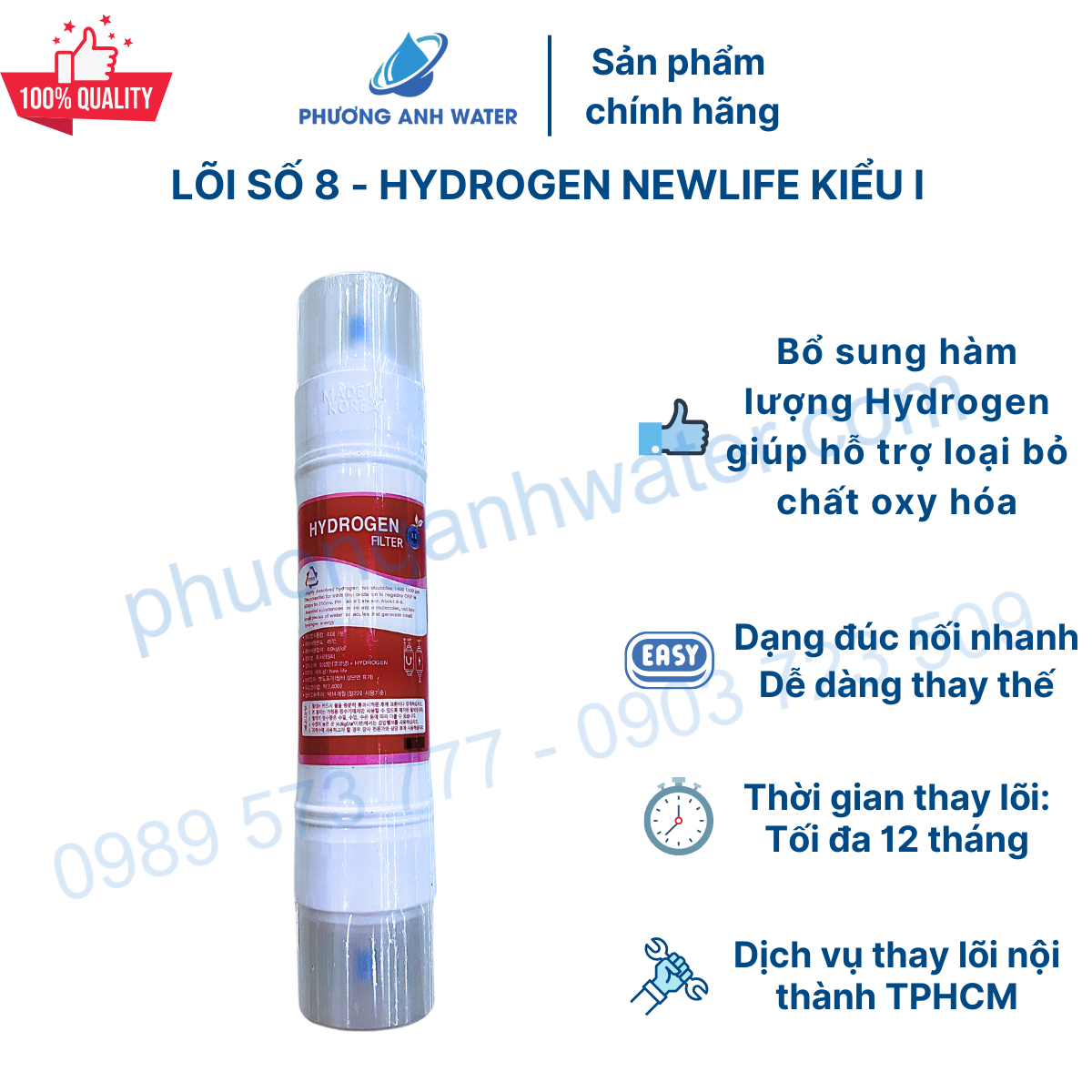 Lõi Hydrogen Newlife Hàn Quốc