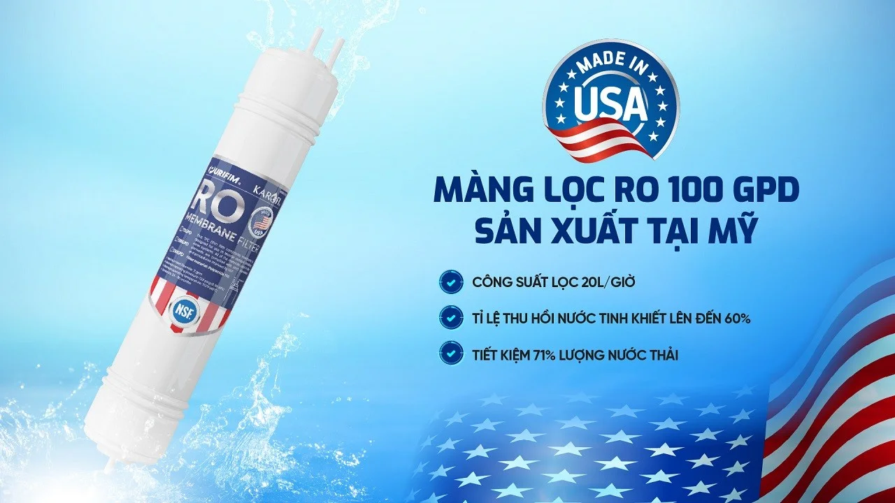 Màng RO 100G sản xuất tại Mỹ