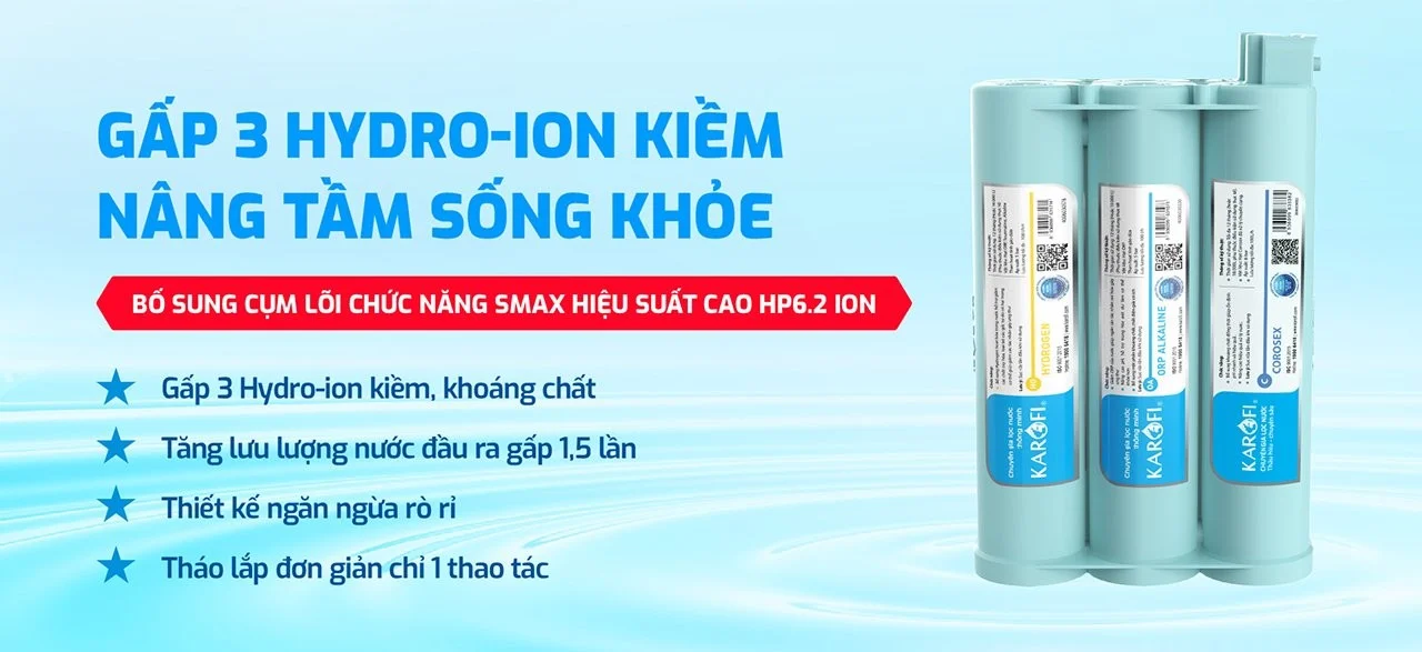Bộ lõi chức năng HP 6.2 ION tăng cường Hydrogen