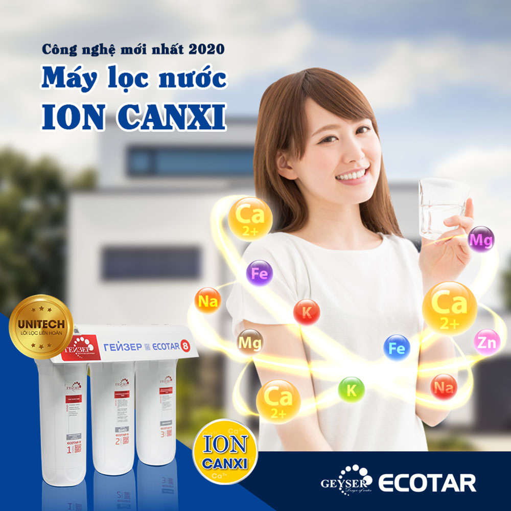 Máy lọc nước Nano Geyser Ecotar 8