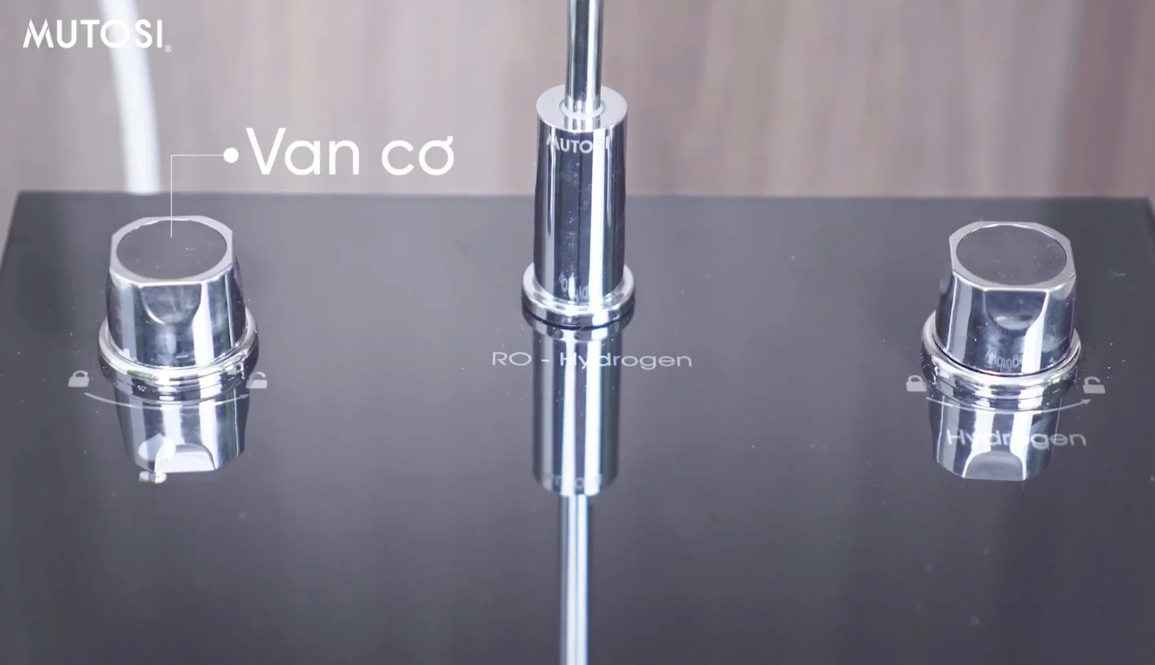 Dễ dàng sử dụng với van cơ