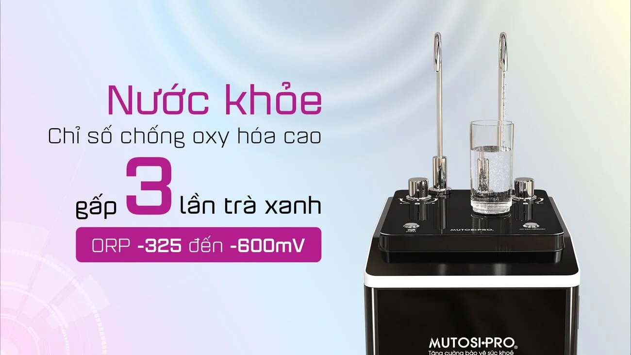 Nước kiềm tốt cho sức khỏe