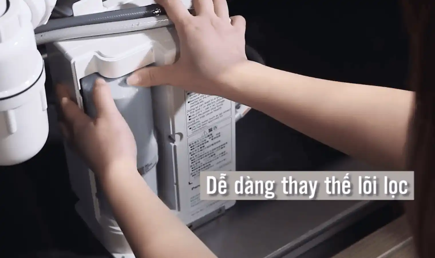 Dễ dàng thay lõi lọc