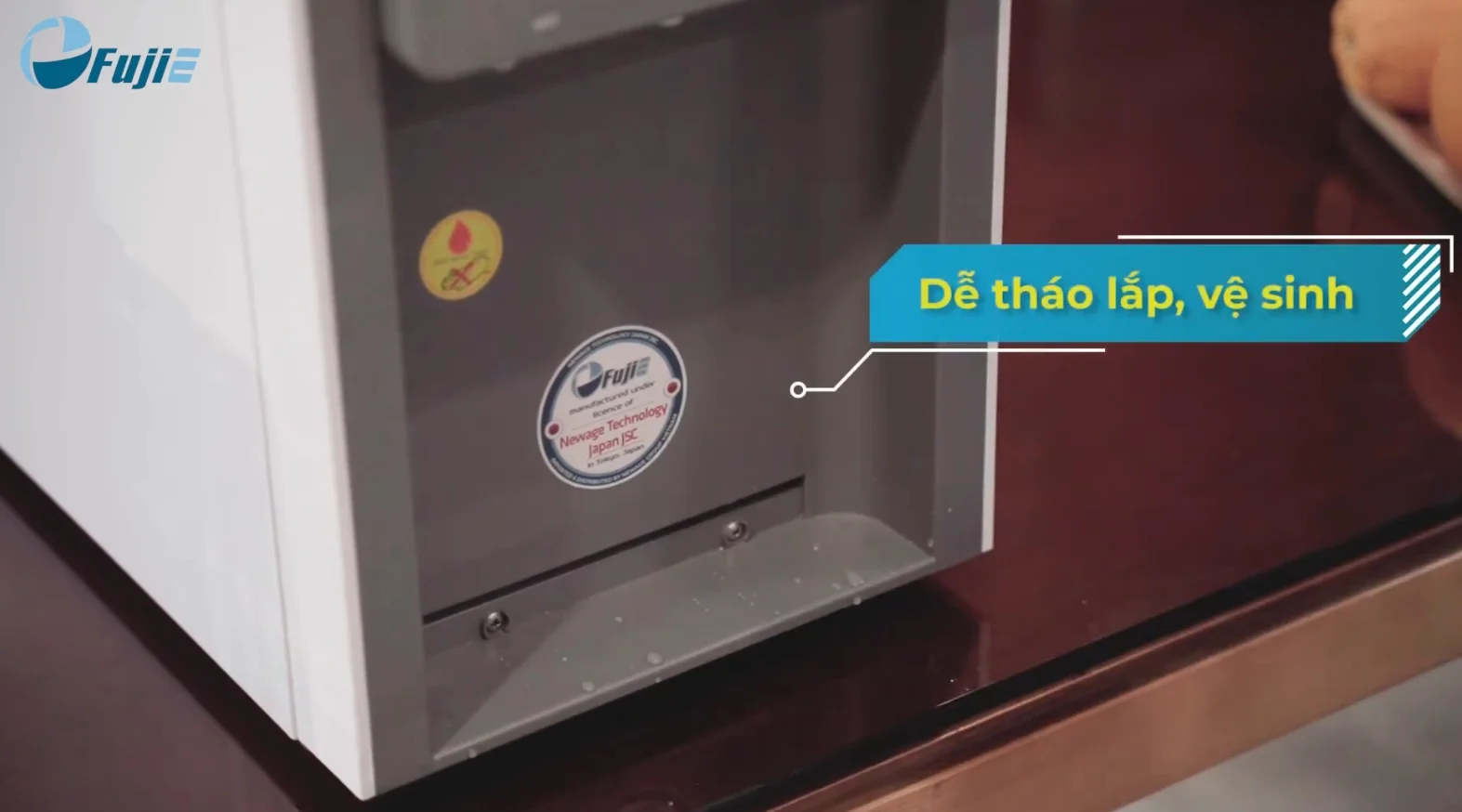 Dễ dàng tháo lắp vệ sinh