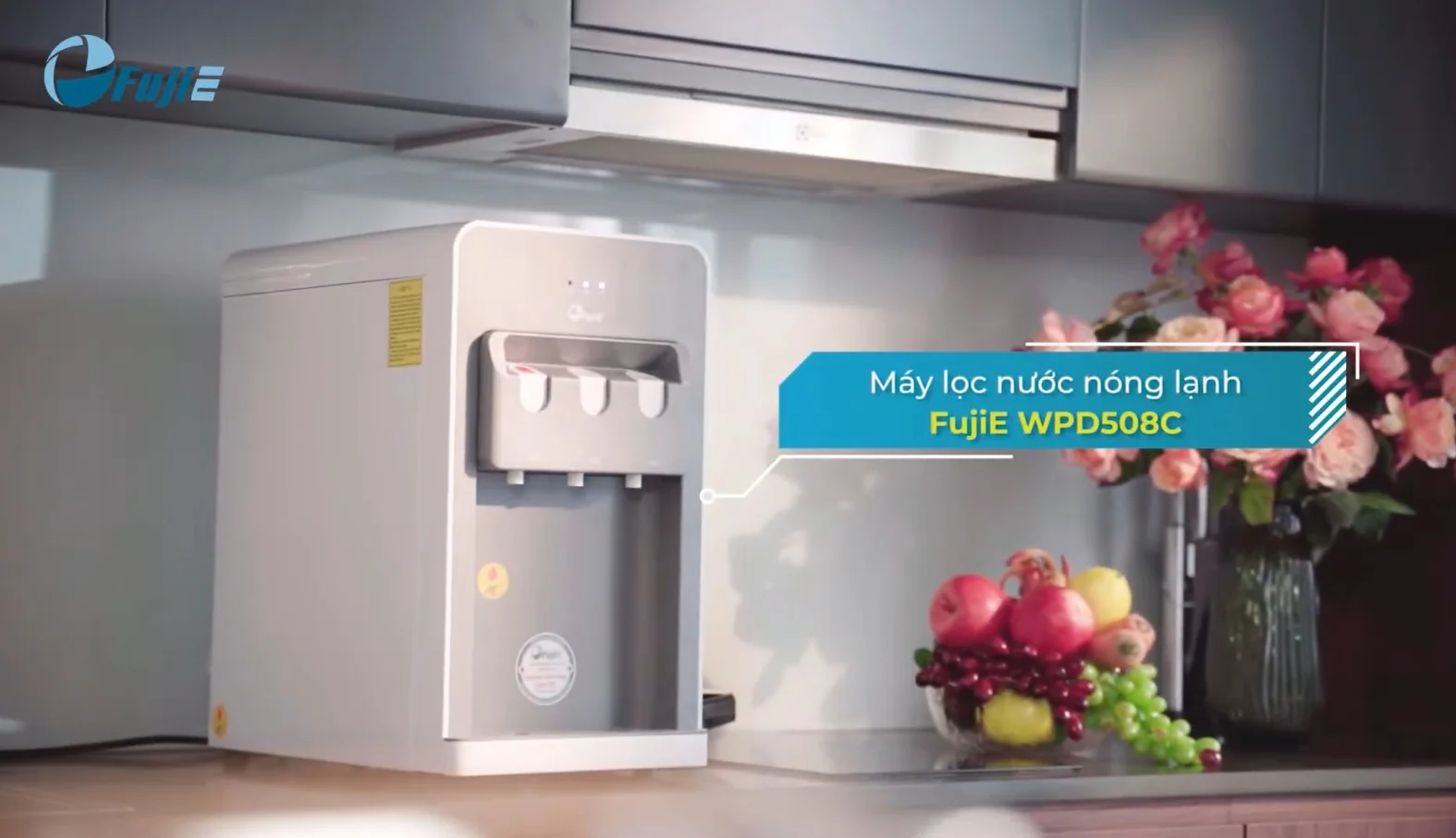 Giới thiệu máy lọc nước UF nóng lạnh Fujie WPD508C để bàn