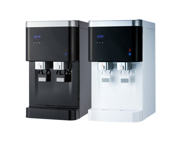 Máy lọc nước nóng lạnh PTS-4001T với 2 màu trắng và đen sang trọng