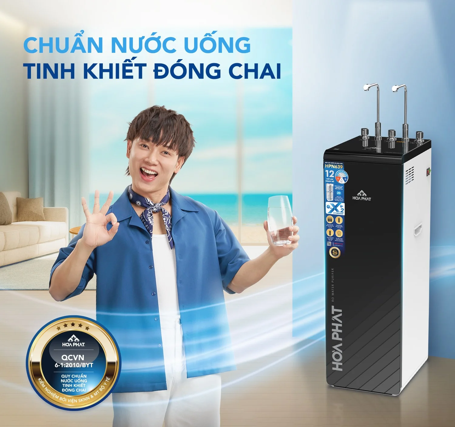 Nước sau lọc chuẩn nước tinh khiết