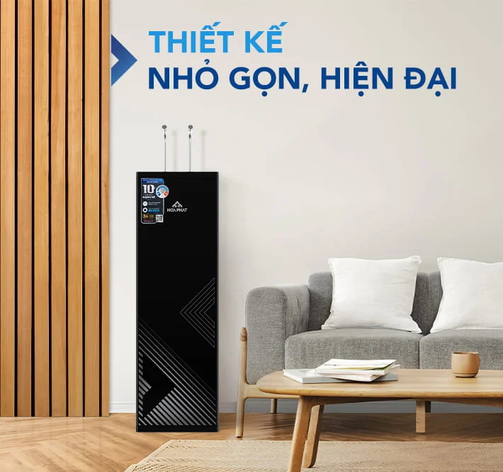 Thiết kế tủ đứng nhỏ gọn cùng màu đen tuyền sang trọng