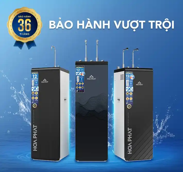 Bảo hành vượt trội 36 tháng