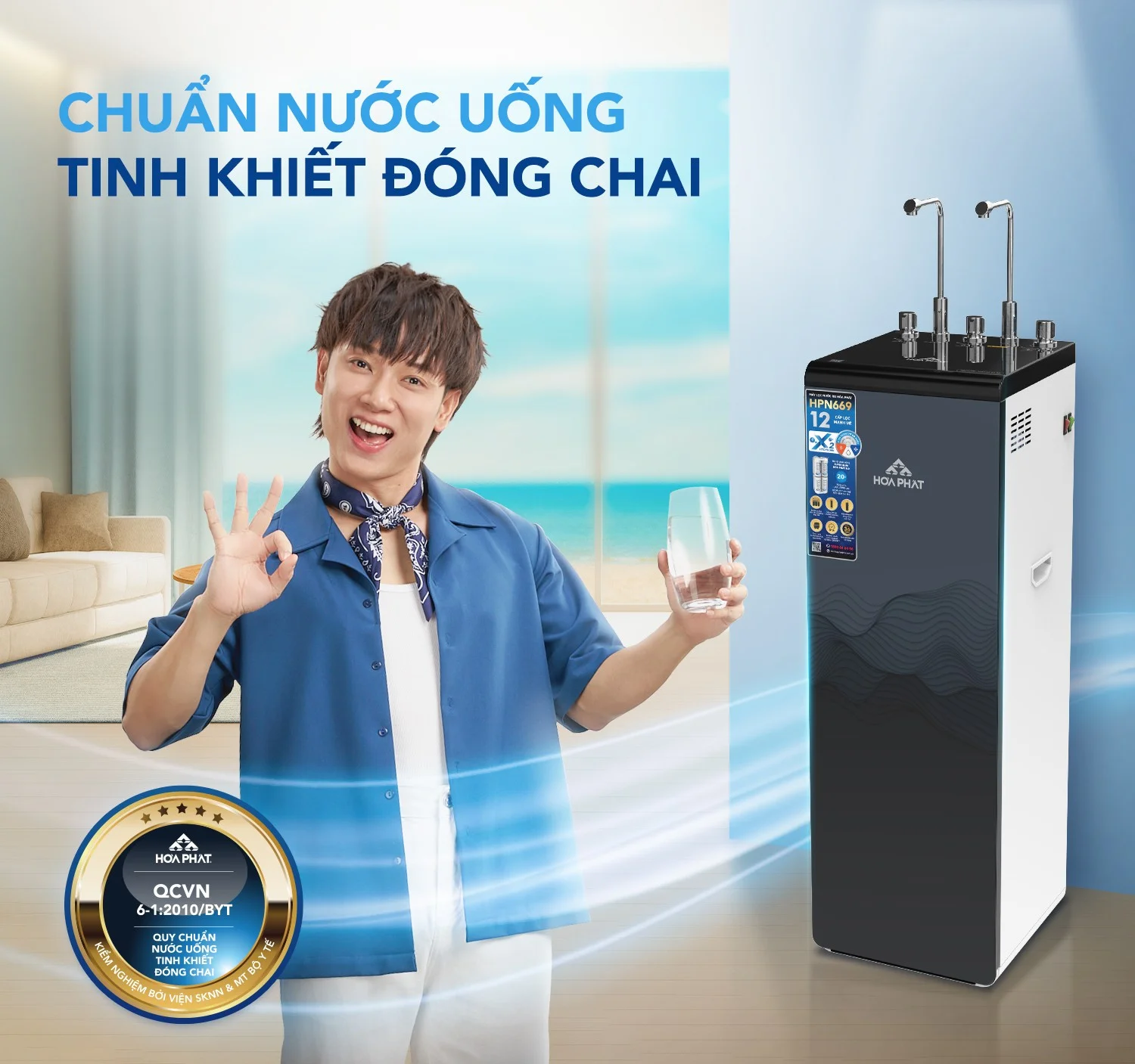 Nước sau lọc chuẩn tinh khiết