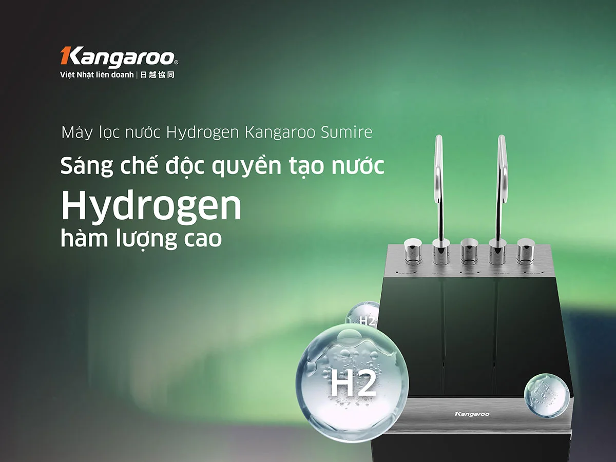 Tính năng nổi bật của máy lọc nước nóng lạnh Hydrogen Kangaroo Sumire KG12A8