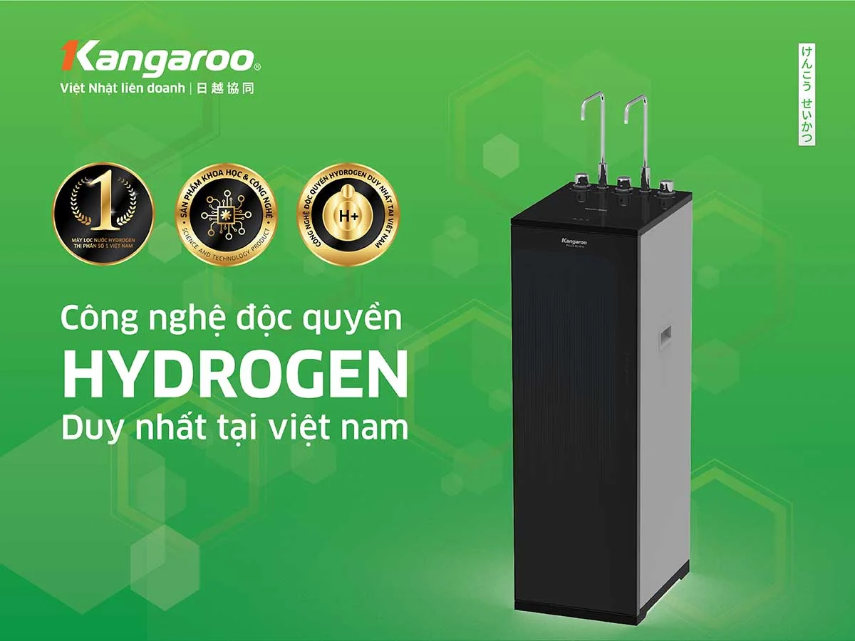Tính năng nổi bật của máy lọc nước nóng lạnh Hydrogen Kangaroo KG10A16