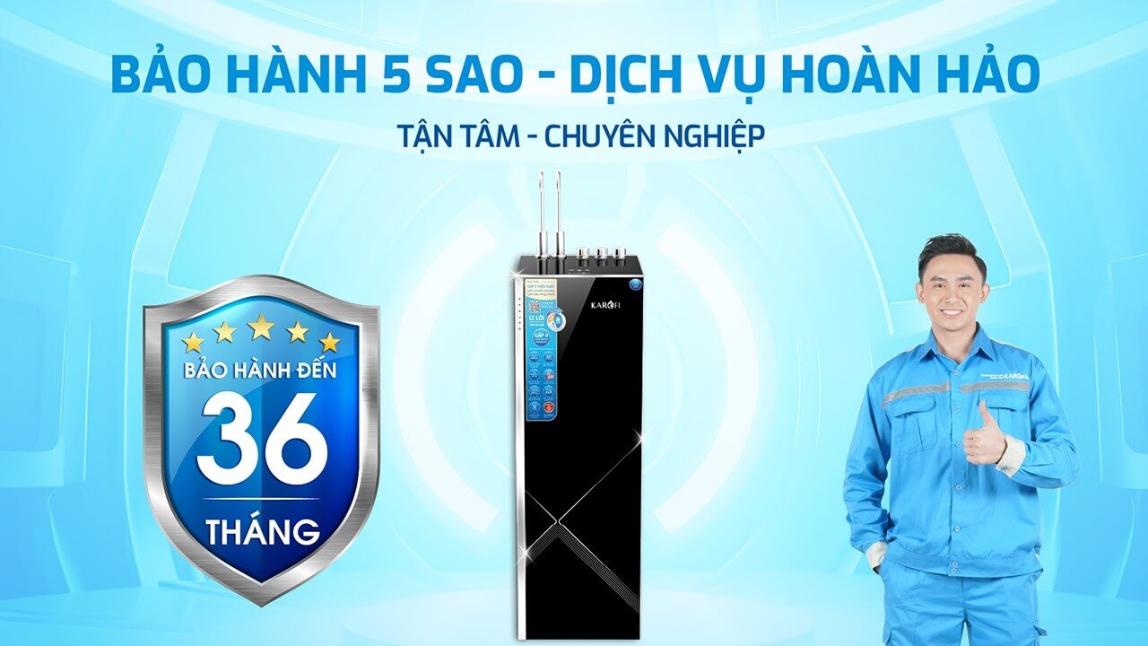 Karofi M85 có chế độ bảo hành lên đến 36 tháng
