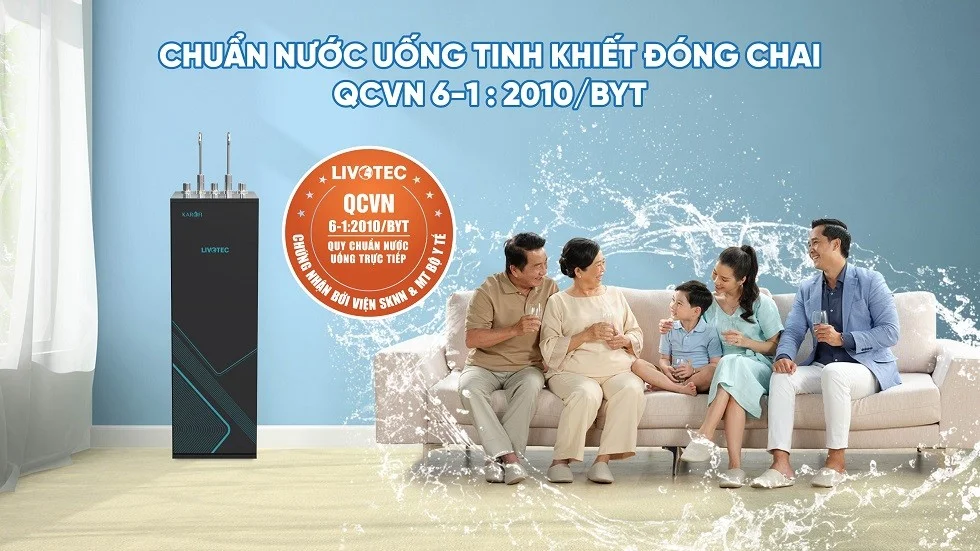 Nước chuẩn tinh khiết bộ Y tế