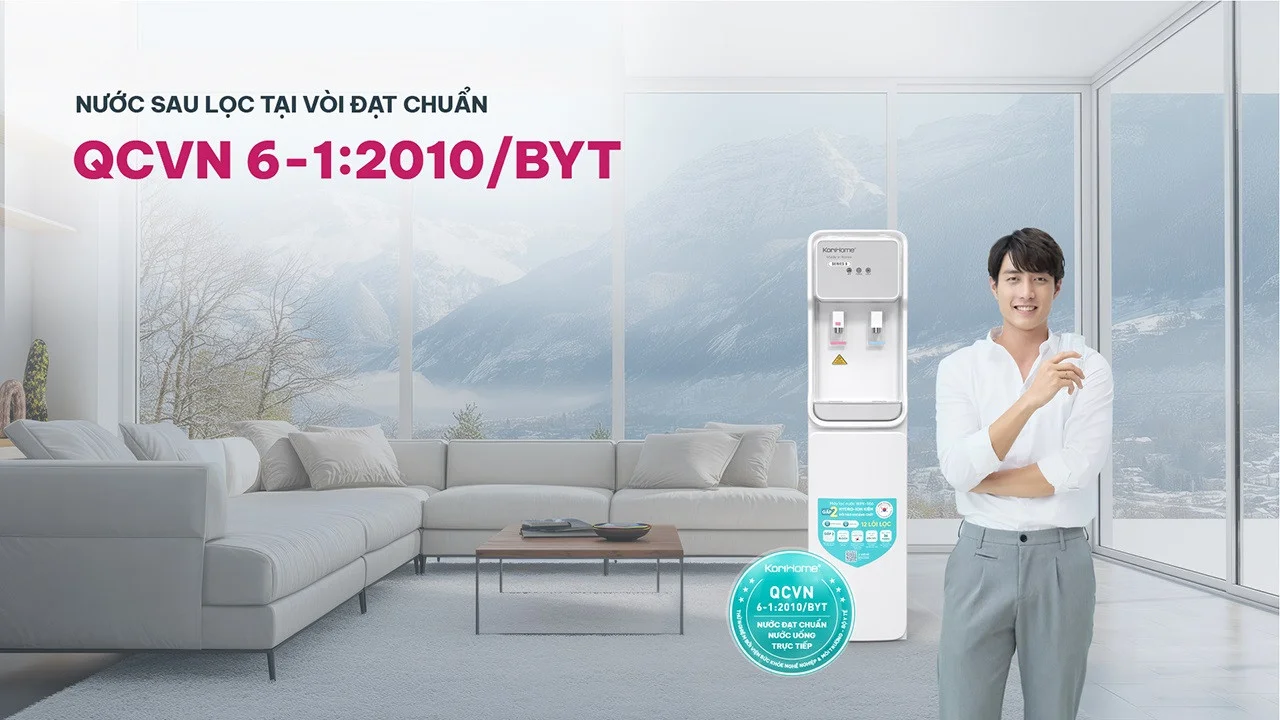 Nước sau lọc đạt chuẩn nước uống tinh khiết đóng chai QCVN 6-1:2010/BYT