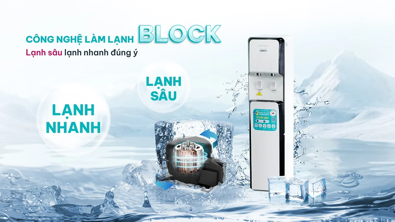 Công nghệ làm lạnh bằng Block hiện đại
