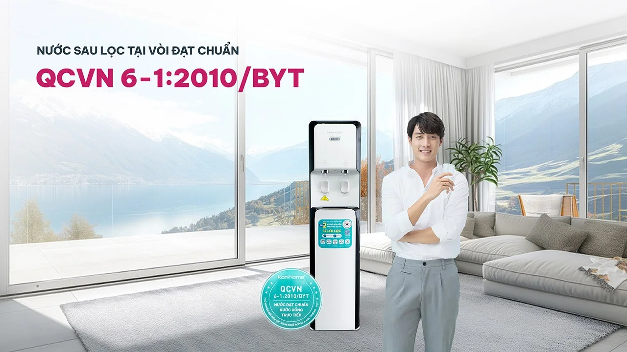 Nước sau lọc đạt chuẩn nước uống tinh khiết đóng chai QCVN 6-1:2010/BYT