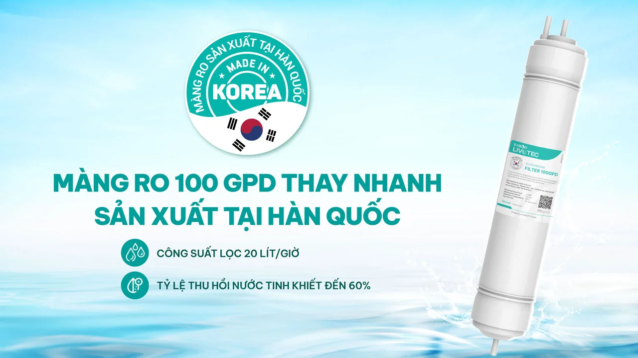 Màng RO đúc nối nhanh Hàn Quốc