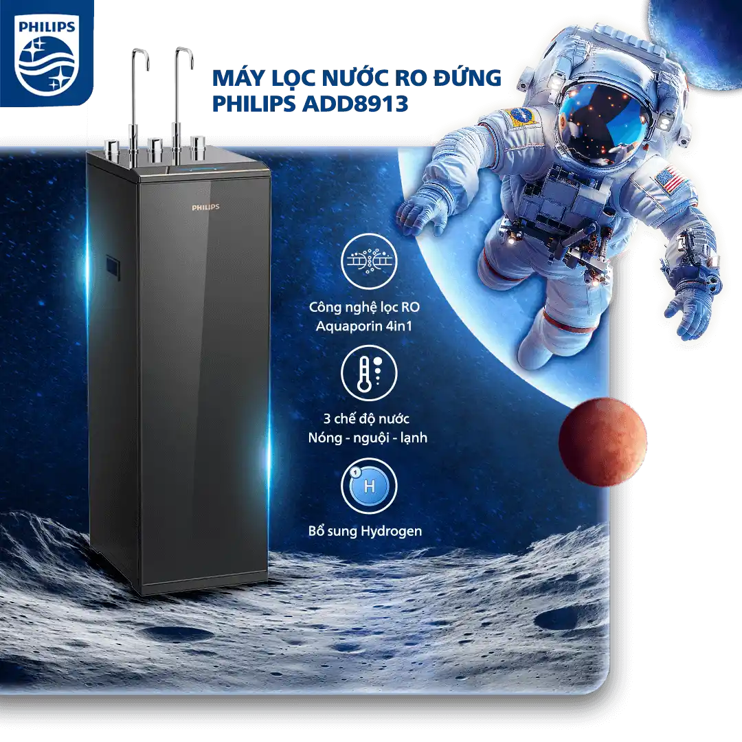 Ba chế độ Nóng - Lạnh - Tinh khiết tiện lợi