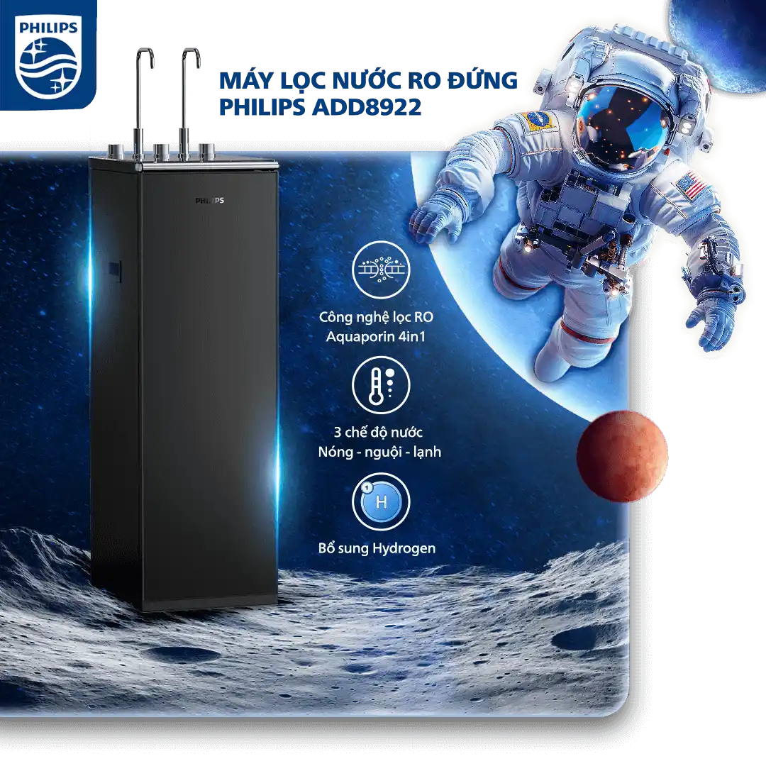 Ba chế độ Nóng - Lạnh - Tinh khiết tiện lợi