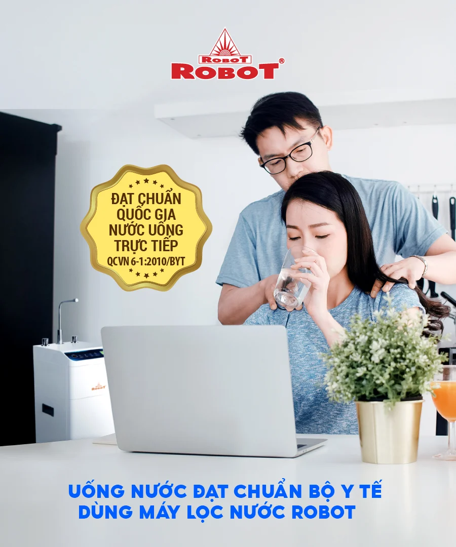 Nước sau lọc đảm bảo đạt chuẩn nước uống trực tiếp từ Bộ Y Tế, an toàn cho người sử dụng