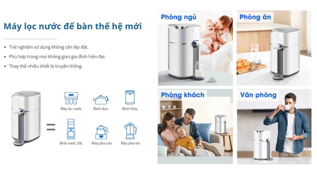 Sản phẩm với thiết kế nhỏ gọn nhưng tích hợp nhiều chức năng tiện lợi