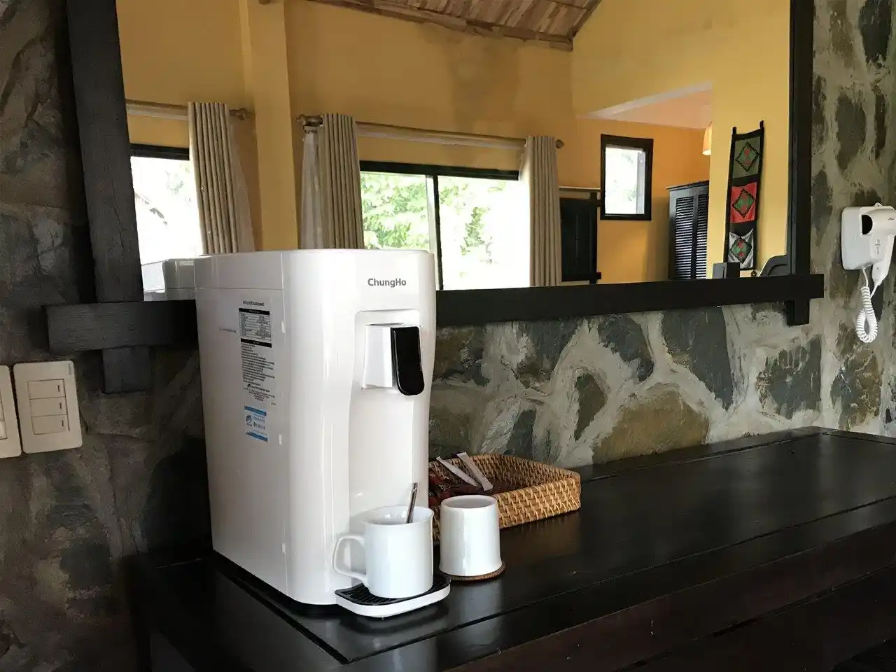 Hình lắp đặt thực tế máy lọc nước RO ChungHo Ambient S