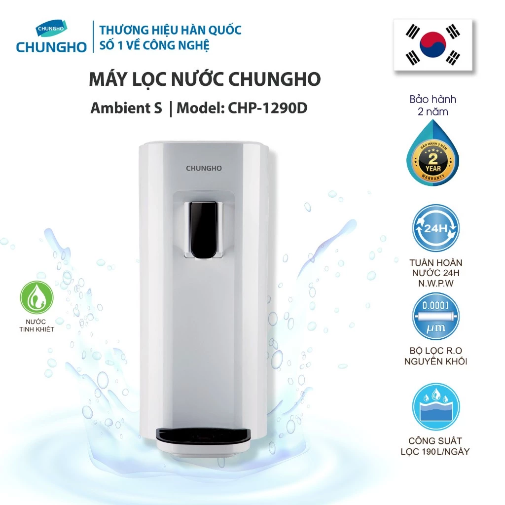 Tính năng nổi bật của máy lọc nước RO ChungHo Ambient S