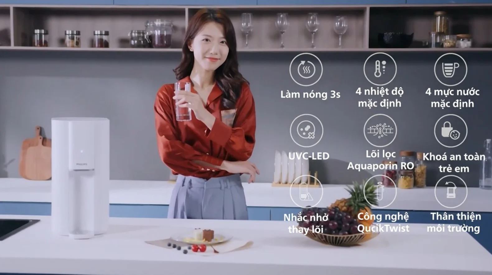 Sản phẩm với thiết kế nhỏ gọn nhưng tích hợp nhiều chức năng tiện lợi