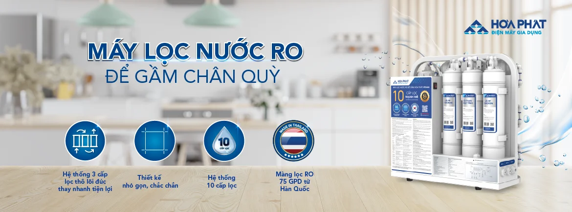 Tính năng nổi bật của máy lọc nước RO Hòa Phát HPU466