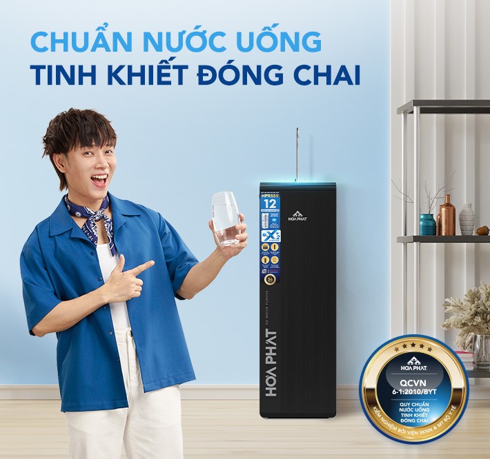 Nước sau lọc đạt chuẩn nước đóng chai