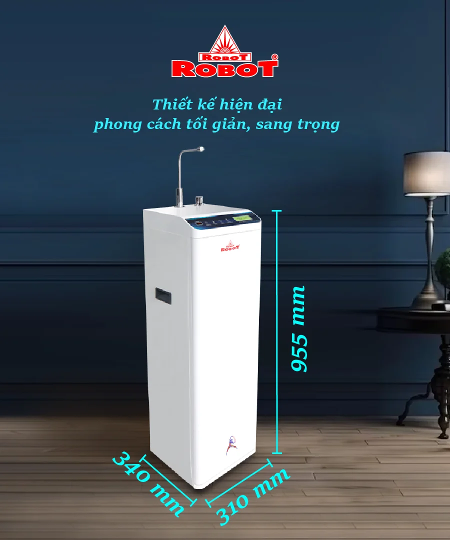 Thiết kế tủ đứng với màu trắng trang nhã