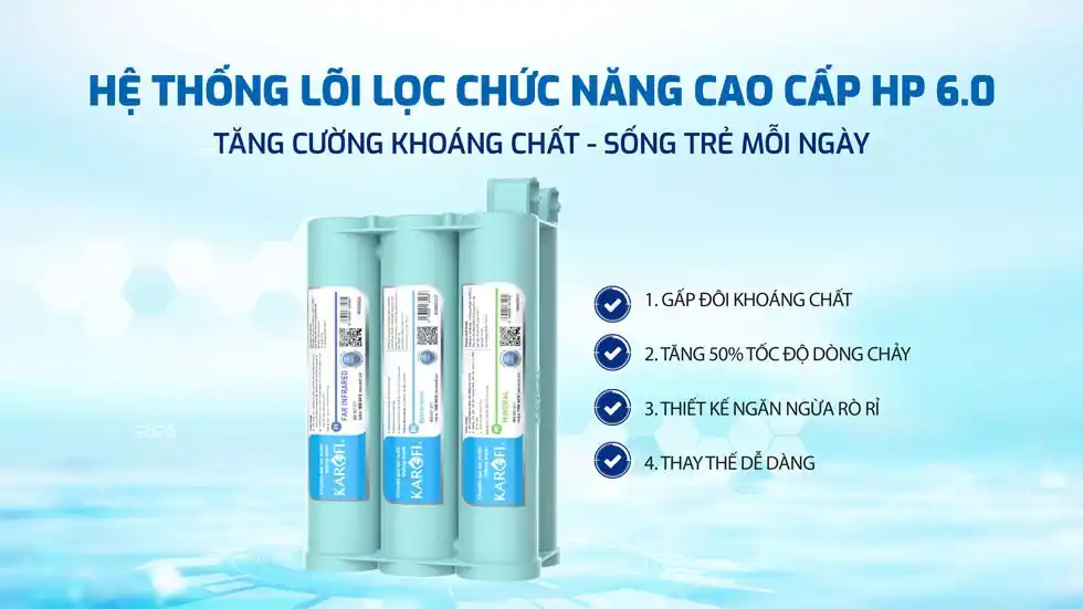 Bộ lõi chức năng HP 6.0 hiệu suất cao