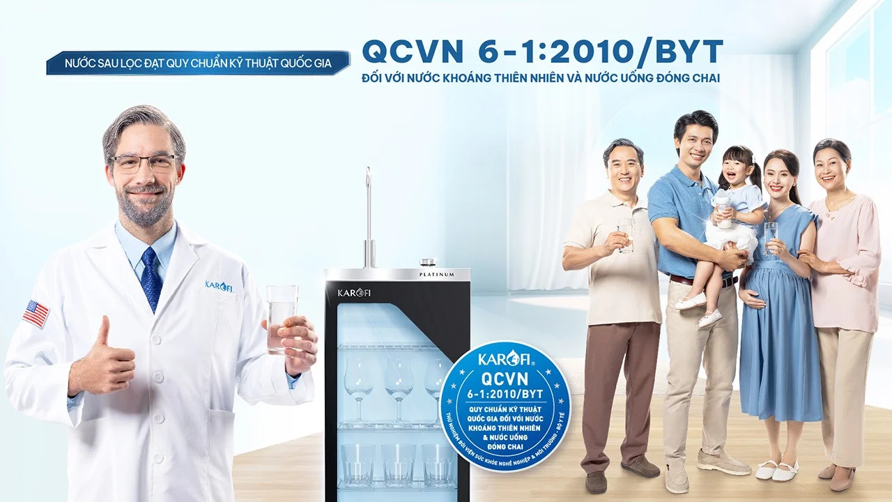 Đạt chứng nhận nước uống đóng chai