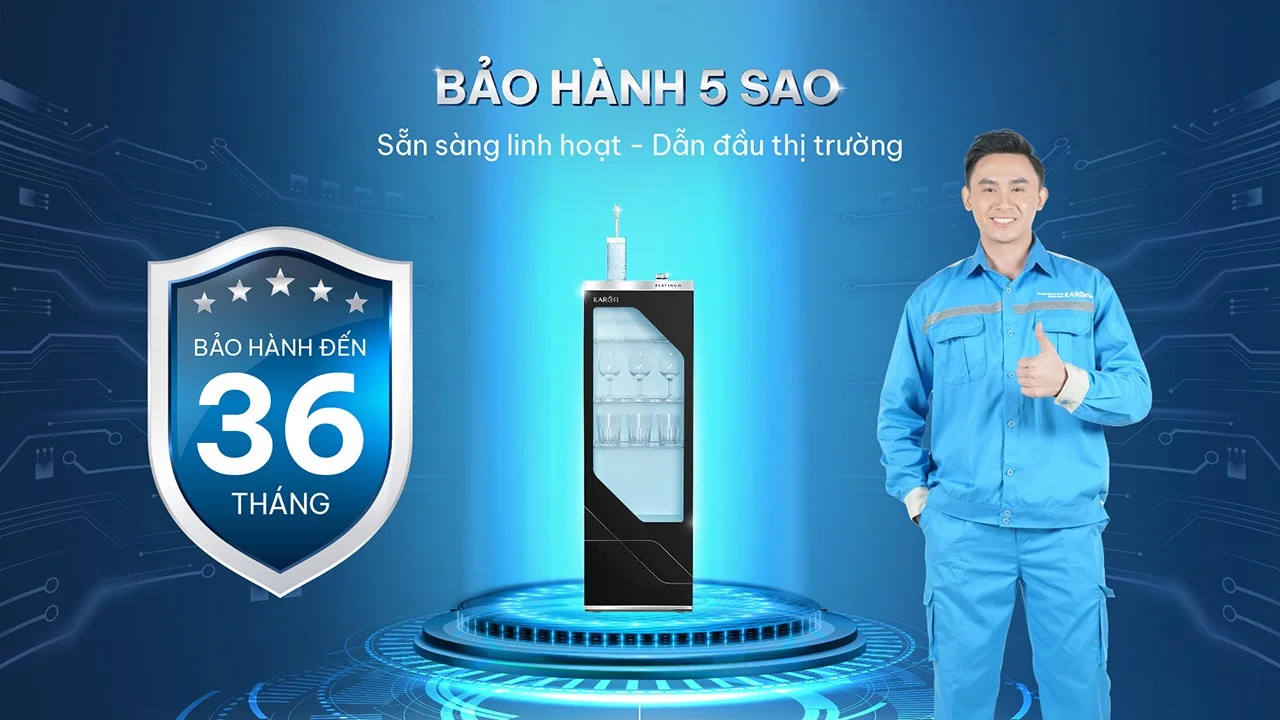 Bảo hành vượt trội 36 tháng