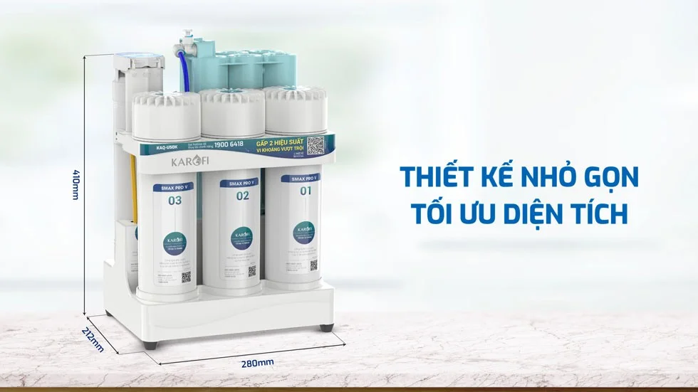 Thiết kế để gầm nhỏ gọn